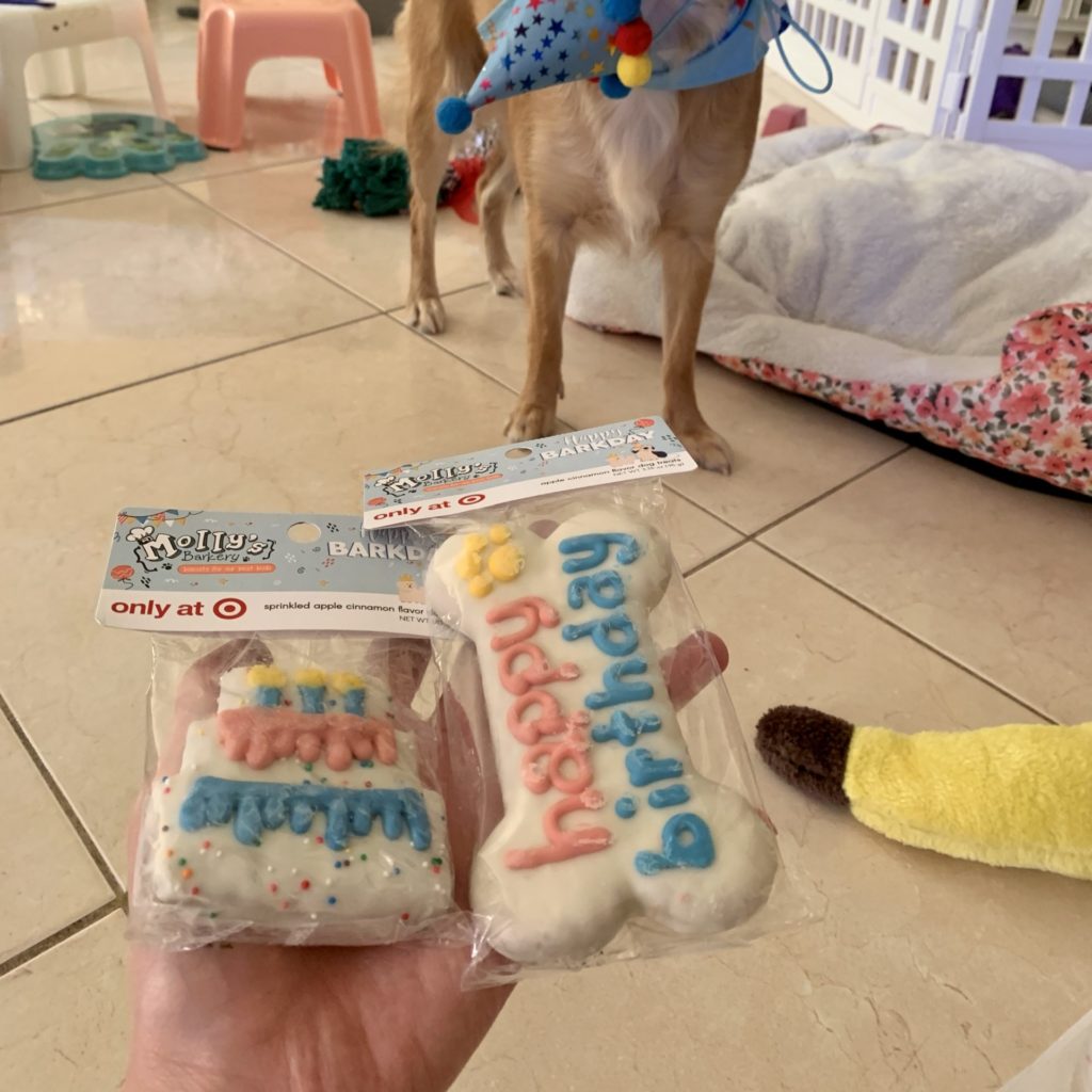 Dog birthday treats